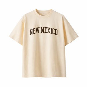 New Mexico State Pride T-Shirt in Cream / Brown