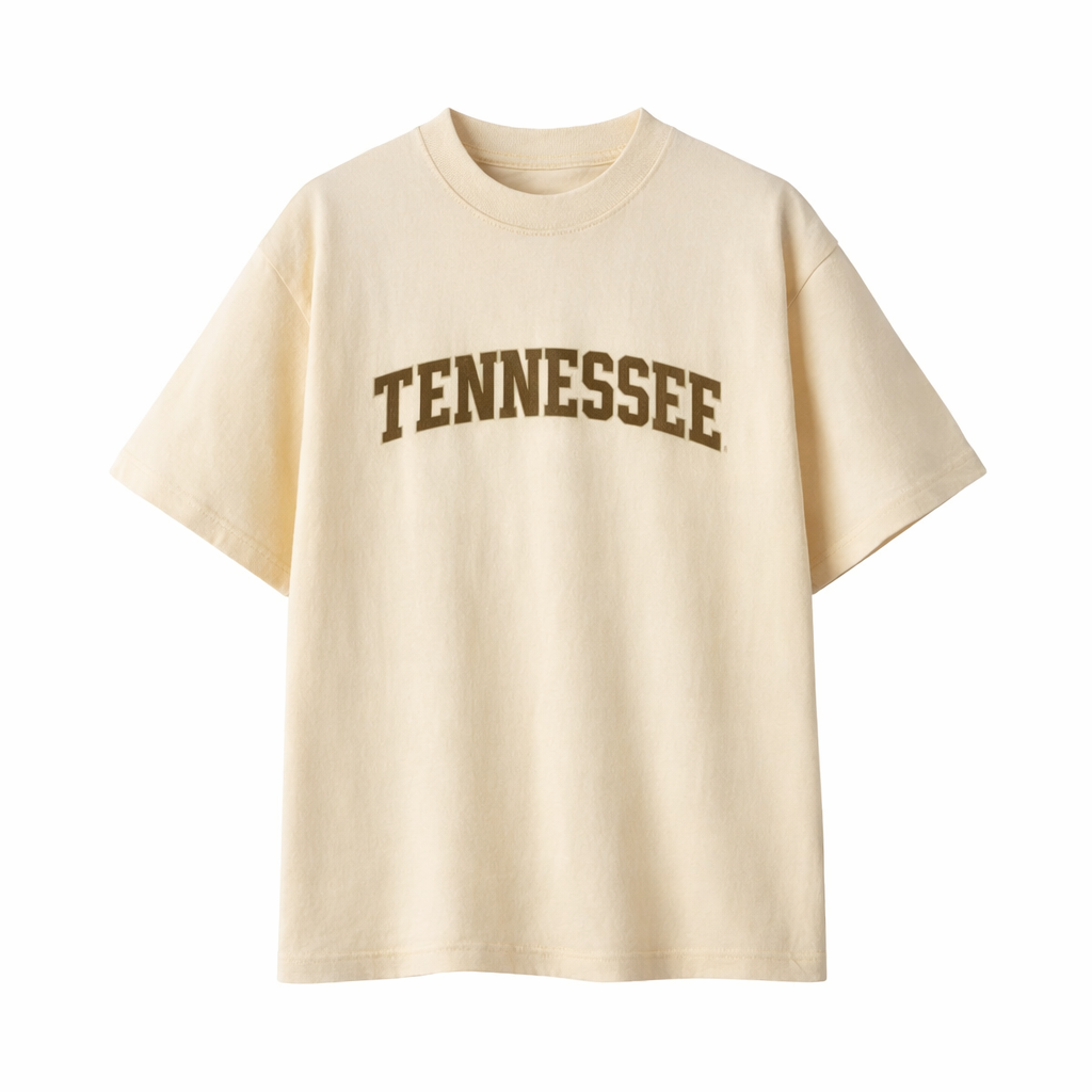 Tennessee State Pride T-Shirt in Cream / Brown