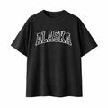 Alaska State Pride T-Shirt in Black / White