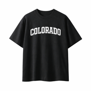 Colorado State Pride T-Shirt in Black / White