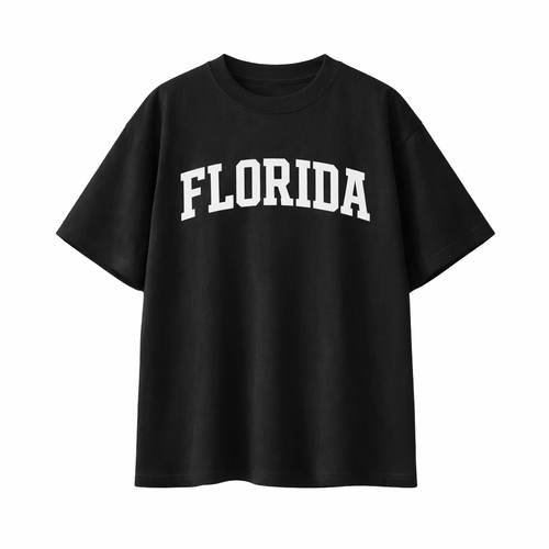 Florida State Pride T-Shirt in Black / White