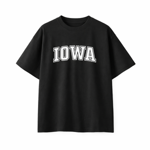 Iowa State Pride T-Shirt in Black / White