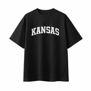 Kansas State Pride T-Shirt in Black / White