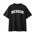 Michigan State Pride T-Shirt in Black / White
