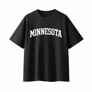 Minnesota State Pride T-Shirt in Black / White