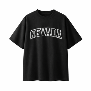 Nevada State Pride T-Shirt in Black / White