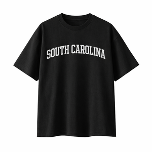 South Carolina State Pride T-Shirt in Black / White