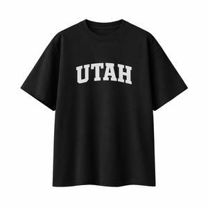 Utah State Pride T-Shirt in Black / White