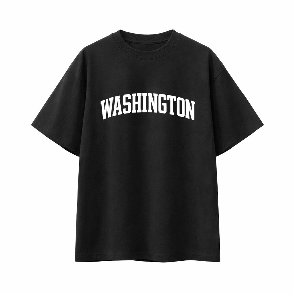 Washington State Pride T-Shirt in Black / White