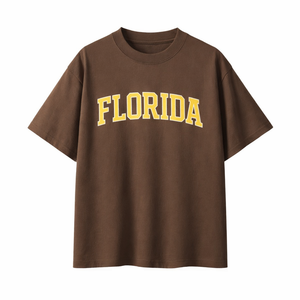 Florida State Pride T-Shirt in Coffee / Cream