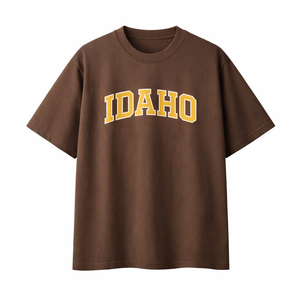 Idaho State Pride T-Shirt in Coffee / Cream