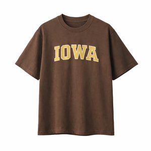 Iowa State Pride T-Shirt in Coffee / Cream