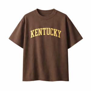 Kentucky State Pride T-Shirt in Coffee / Cream