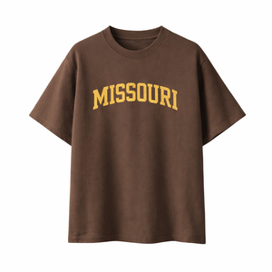 Missouri State Pride T-Shirt in Coffee / Cream