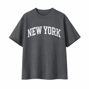 New York State Pride T-Shirt in Charcoal / White