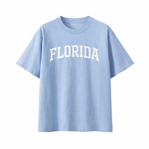 Florida State Pride T-Shirt in Light Blue / White