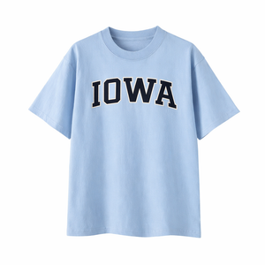 Iowa State Pride T-Shirt in Light Blue / Navy