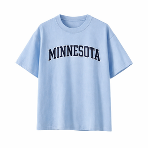 Minnesota State Pride T-Shirt in Light Blue / Navy