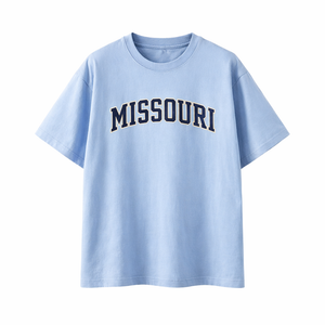Missouri State Pride T-Shirt in Light Blue / Navy