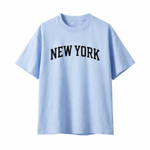 New York State Pride T-Shirt in Light Blue / Navy