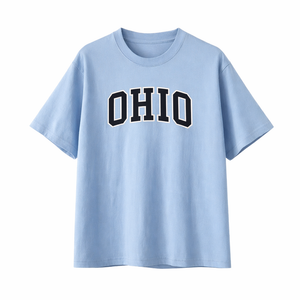 Ohio State Pride T-Shirt in Light Blue / Navy