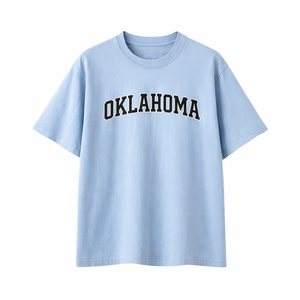 Oklahoma State Pride T-Shirt in Light Blue / Navy