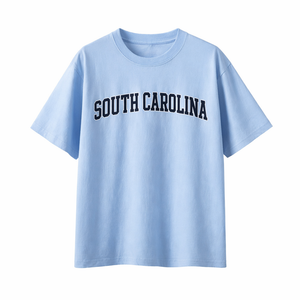 South Carolina State Pride T-Shirt in Light Blue / Navy