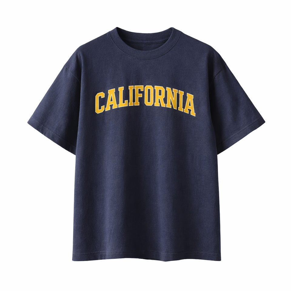 California State Pride T-Shirt in Navy / Gold