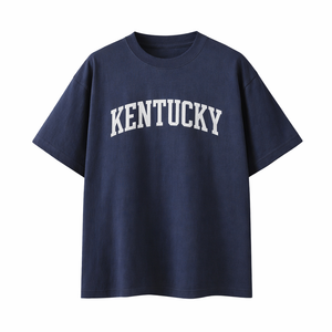 Kentucky State Pride T-Shirt in Navy / White