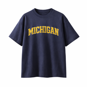 Michigan State Pride T-Shirt in Navy / Gold