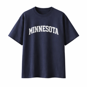 Minnesota State Pride T-Shirt in Navy / White