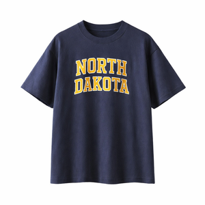 North Dakota State Pride T-Shirt in Navy / Gold
