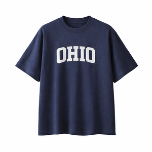 Ohio State Pride T-Shirt in Navy / White
