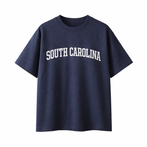 South Carolina State Pride T-Shirt in Navy / White