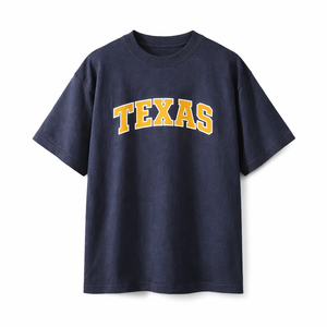 Texas State Pride T-Shirt in Navy / Gold