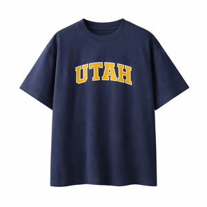 Utah State Pride T-Shirt in Navy / Gold