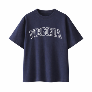Virginia State Pride T-Shirt in Navy / White