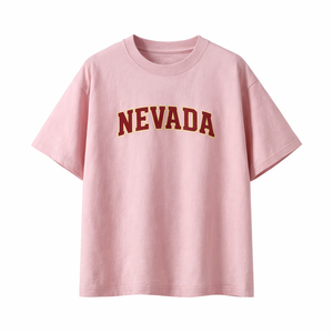 Nevada State Pride T-Shirt in Pink / Burgundy