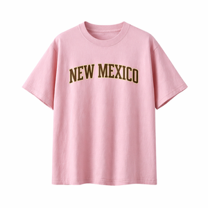 New Mexico State Pride T-Shirt in Pink / Brown