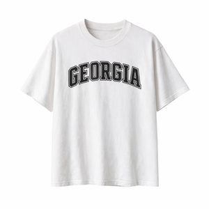 Georgia State Pride T-Shirt in White / Black