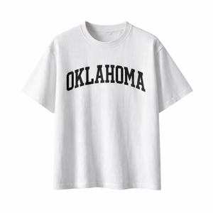 Oklahoma State Pride T-Shirt in White / Black