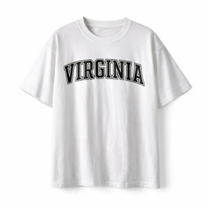 Virginia State Pride T-Shirt in White / Black