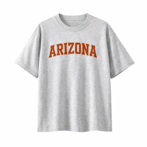 Arizona State Pride T-Shirt in White Gray / Rust
