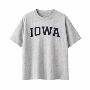 Iowa State Pride T-Shirt in White Gray / Navy