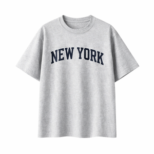 New York State Pride T-Shirt in White Gray / Navy