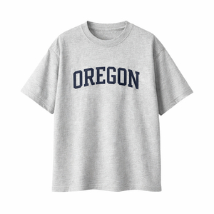 Oregon State Pride T-Shirt in White Gray / Navy