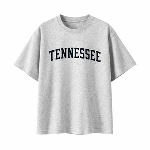 Tennessee State Pride T-Shirt in White Gray / Navy