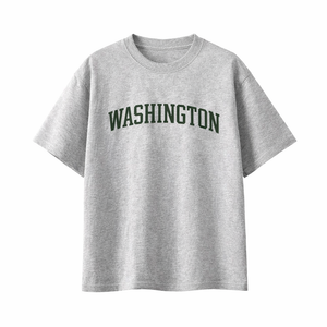 Washington State Pride T-Shirt in White Gray / Forest Green