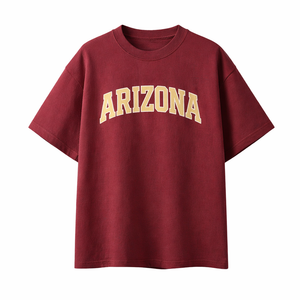 Arizona State Pride T-Shirt in Wine Gray / Sand