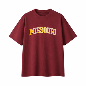 Missouri State Pride T-Shirt in Wine Gray / Gold
